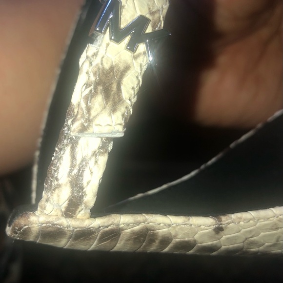 Michael kors crocodile leather sandals 👡 women’s - Picture 6 of 9